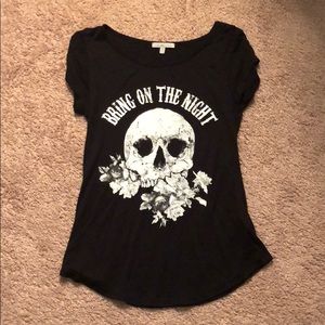 Charlotte Russe ‘bring on the night’ graphic tank